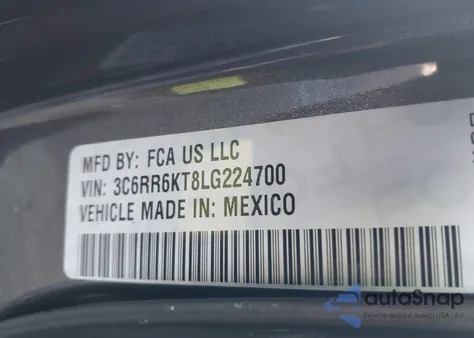 2020 Ram 1500 Classic Tradesman/Express из США, поврежденный, VIN 3C6RR6KT8LG224700